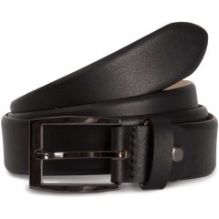   Uniszex K-UP KP816 Adjustable Round Edge Classic Belt -M/L, Black