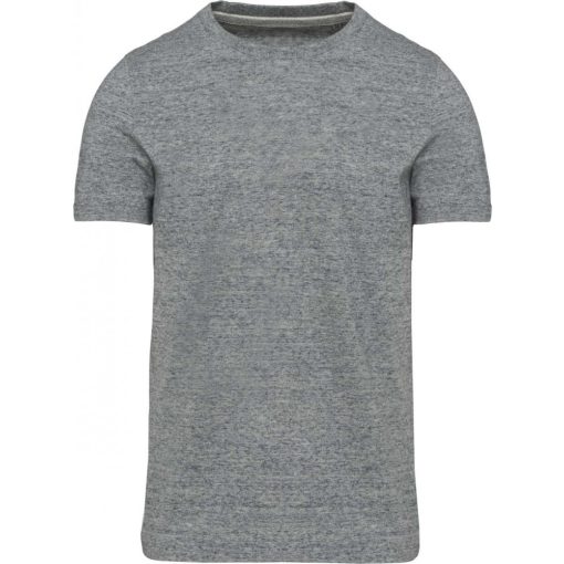 Férfi póló Kariban KV2106 vintage Rövid Ujjú póló -2XL, Slub Grey Heather