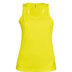 Női Proact PA442 Ladies Sports vest -L, Fluorescent Yellow