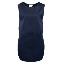 Női Premier PR172 Women S Long Length pocket Tabard -L, Navy