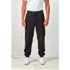 Uniszex nadrág Premier PR556 Artisan Chef S Jogging Trousers -2XL, Black Denim