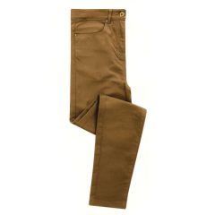 Női nadrág Premier PR570 Ladies performance Chino Jean -L, Camel