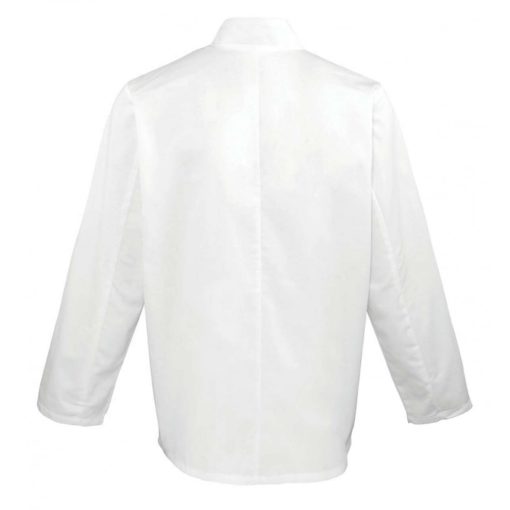 Uniszex kabát Premier PR657 Long Sleeve Chef’S Jacket -2XL, White