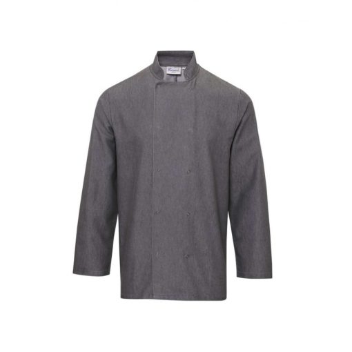 Uniszex kabát Premier PR660 Chef S Denim Jacket -2XL, Grey Denim