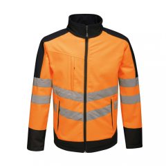   Uniszex Softshell Regatta RETRA625 Hi-vis pro 3 Layer Softshell -XL, Orange/Navy