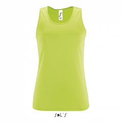 Női SOL S SO02117 Sol S Sporty Tt Women - Sports Tank Top -XS, Apple Green