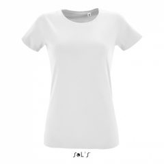 Női póló SOL S SO02758 Sol S Regent Fit Women - Környakú Testhezálló póló -2XL, White