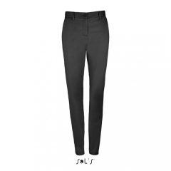 Női nadrág SOL S SO02918 Sol S Jared Women - Satin Stretch Trousers -42, Black