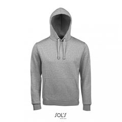 Uniszex kapucnis pulóver SOL S SO02991 Sol S Spencer - Hooded Sweatshirt -L, Grey Mela