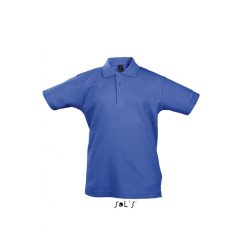 Gyerek póló SOL S SO11344 Sol S Summer Ii Kids - polo Shirt -10A, Royal Blue