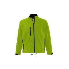 Férfi kabát SOL S SO46600 Sol S Relax - Men S Softshell Zipped Jacket -M, Green Absint