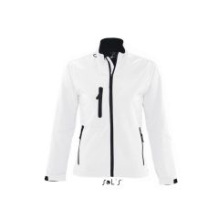 Női kabát SOL S SO46800 Sol S Roxy - Women S Softshell Zipped Jacket -L, White