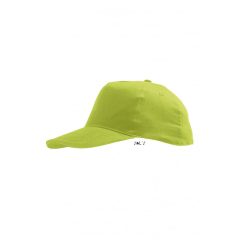 Gyerek sapka SOL S SO88111 Sol S Sunny Kids - Five panels Cap -Egy méret, Apple Green