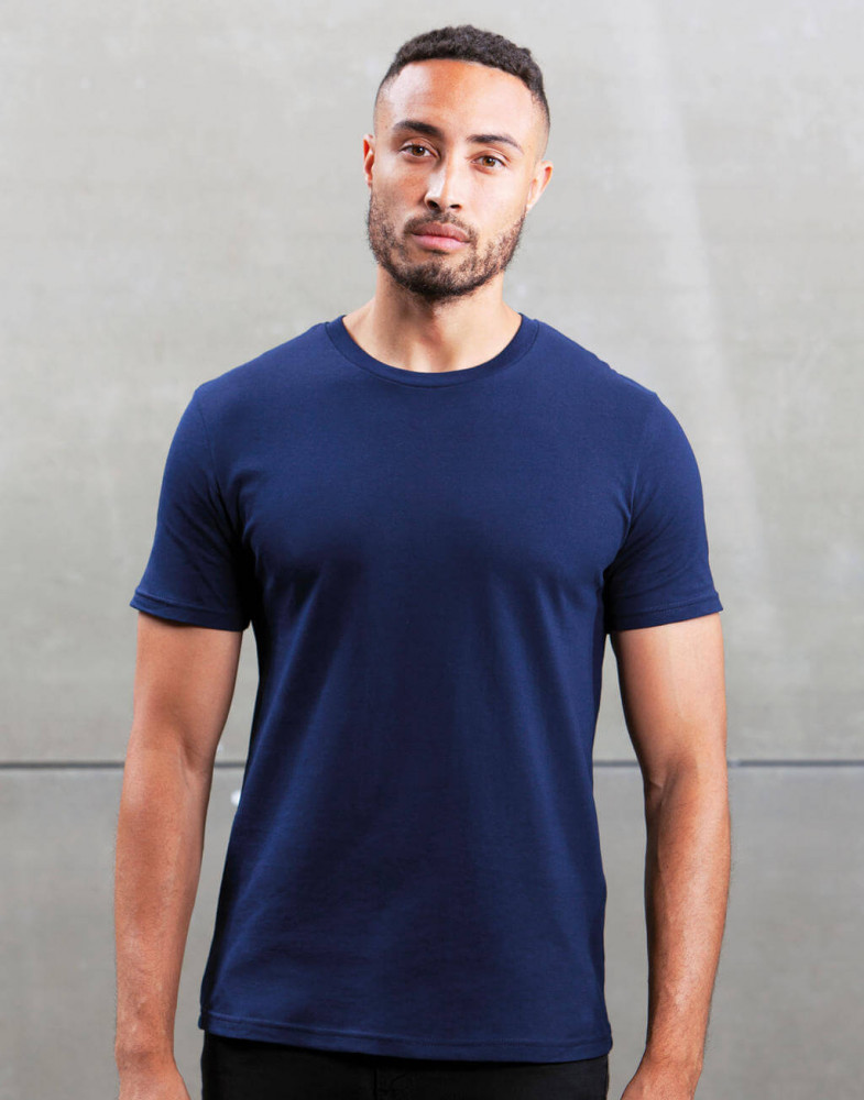 Férfi rövid ujjú organikus póló Mantis Men&#039;s Essential Organic T M, Heather szürke Melange