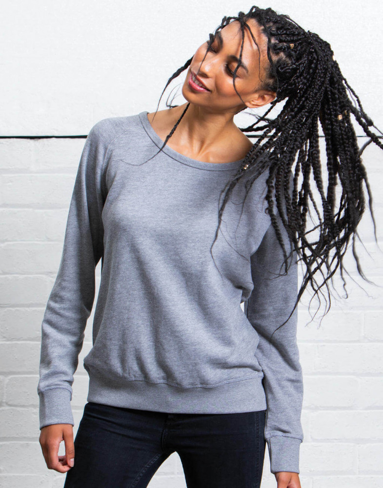 Női hosszú ujjú pulóver Mantis Women&#039;s Favourite Sweatshirt S, Fekete