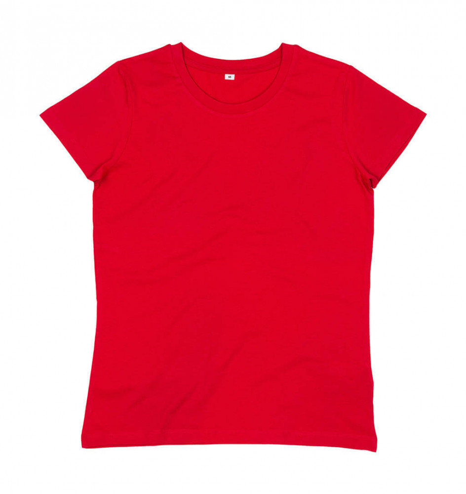 Női rövid ujjú organikus póló Mantis Women&#039;s Essential Organic T L, Piros