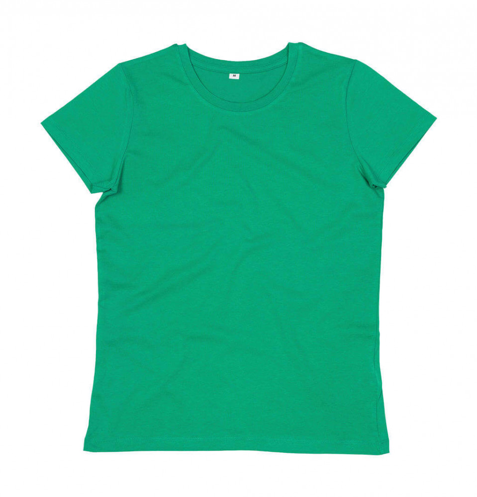Női rövid ujjú organikus póló Mantis Women&#039;s Essential Organic T S, Kelly zöld