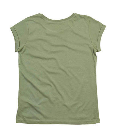 Női csapott ujjú organikus póló Mantis Women&#039;s Organic Roll Sleeve T XS, Világos oliva zöld