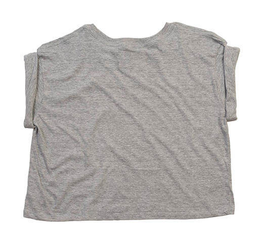 Női csapott ujjú organikus felső Mantis Women&#039;s Organic Crop T L, Heather szürke Melange