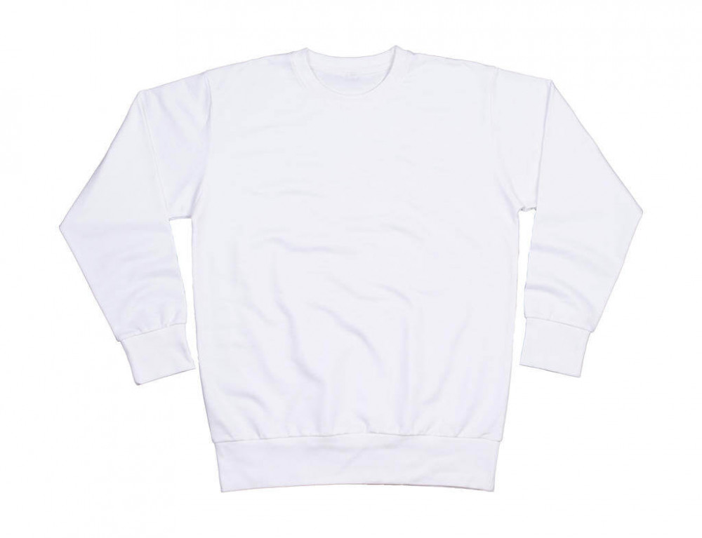 Uniszex hosszú ujjú pulóver Mantis The Sweatshirt XL, Fehér