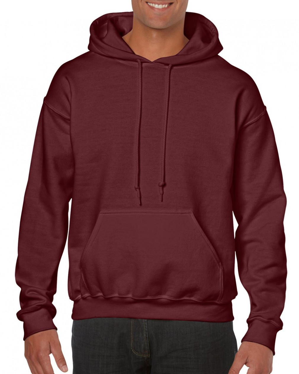 Uniszex kapucnis pulóver Gildan GI18500 Heavy Blend Adult Hooded Sweatshirt -2XL, Maroon