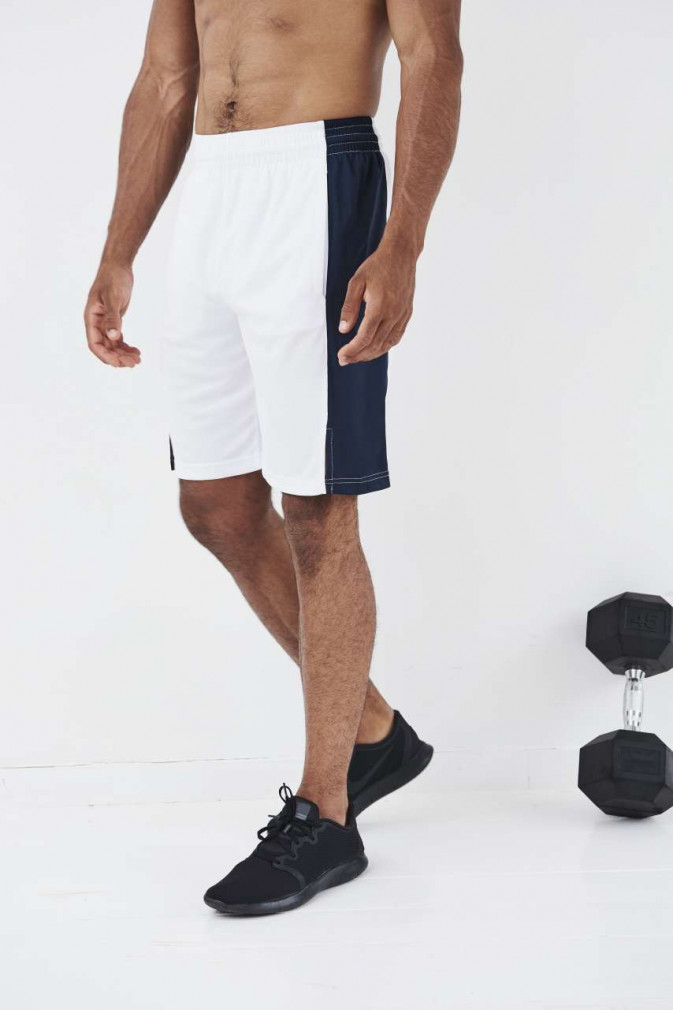 Uniszex rövid nadrág Just Cool JC089 Cool panel Shorts -S, French Navy